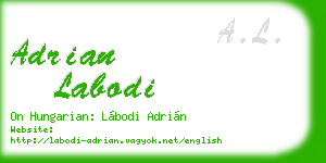 adrian labodi business card